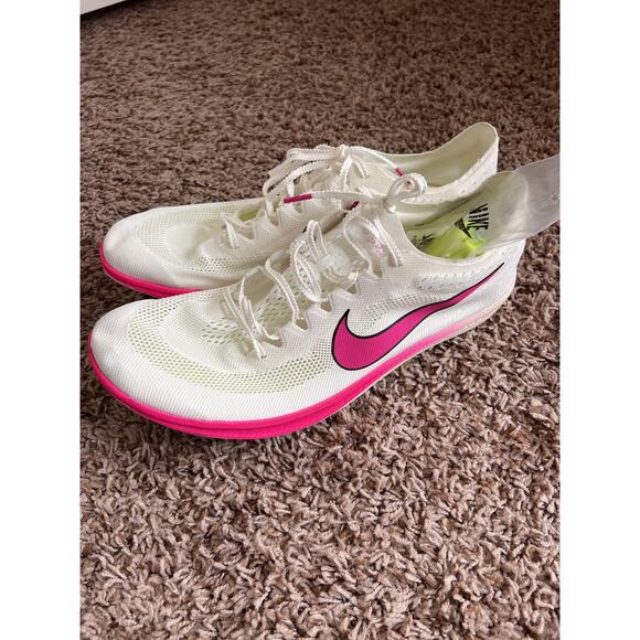 NIKE Zoom X Dragonfly Track Spikes White Pink Blast men's 14 NEW - Picture 4 of 10